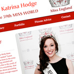 Sponsoring Miss England 2009: Katrina Hodge