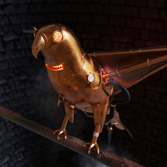 Steampunk Falcon