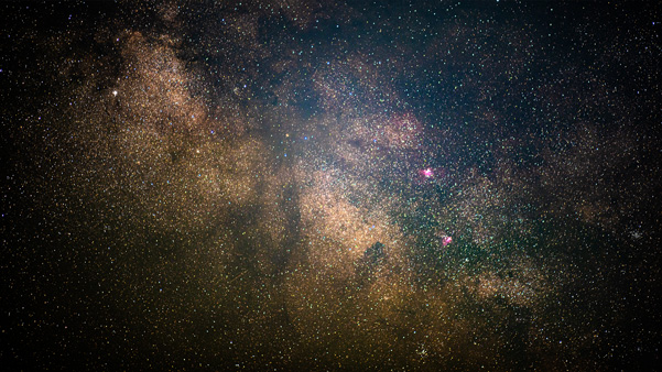 Milky Way detail over Dartmoor